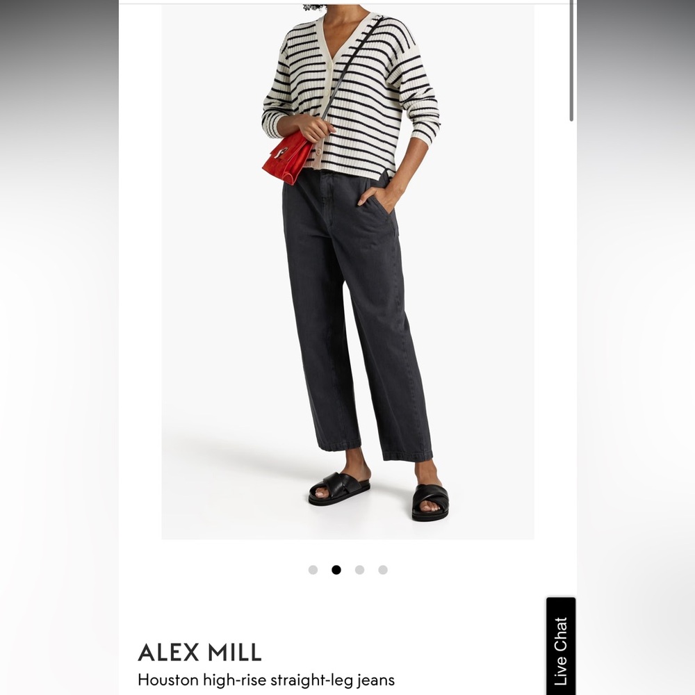 Alex Mill Houston High-Rise Straight-Leg Jeans